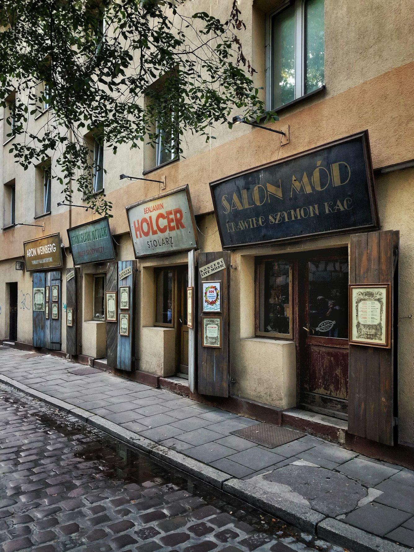 kazimierz jewish shops street view