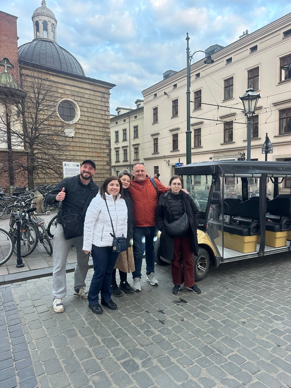 Kraków sightseeing tour with golf cart